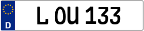Truck License Plate